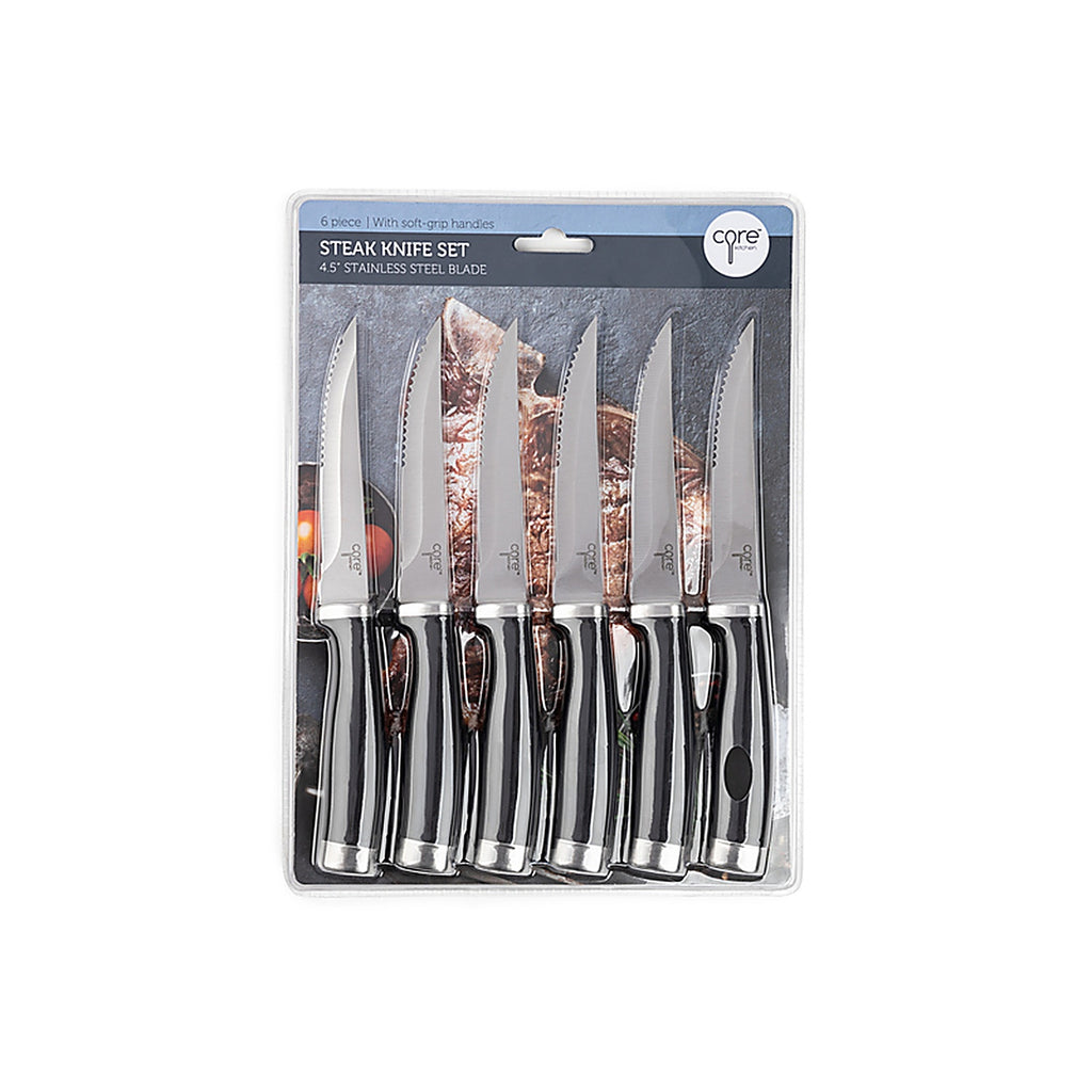 Core Kitchen - AC29920 - Stainless Steel Steak Knife Set 6/pc.