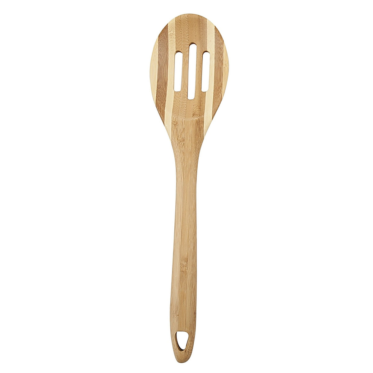 Core Kitchen - AC29895 - Pro Chef 2.76 in. W x 12 in. L Beige Bamboo Slotted Spoon L-12.01 W-2.76 H-0.59