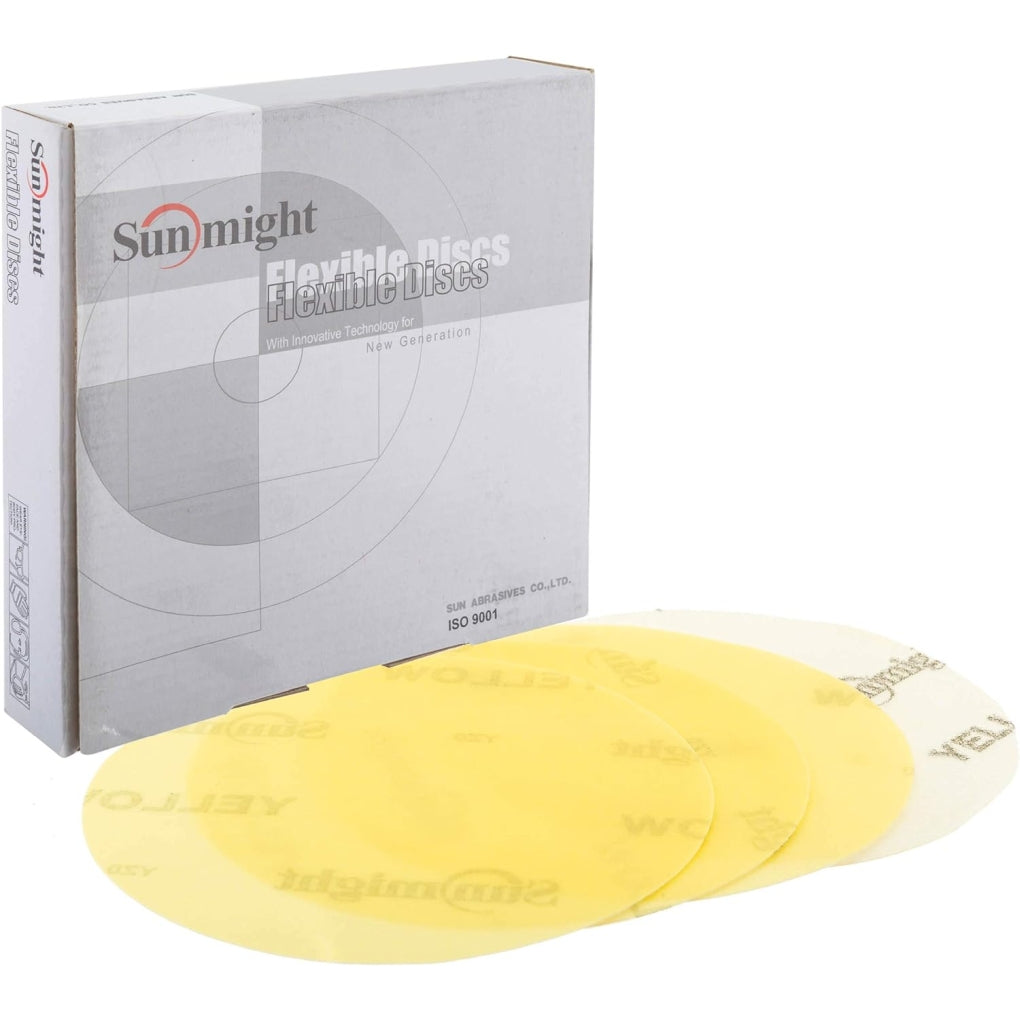 Sunmight - 60219 - 6 in Flexible Disc 25PK YELLOW 800-1000 GR