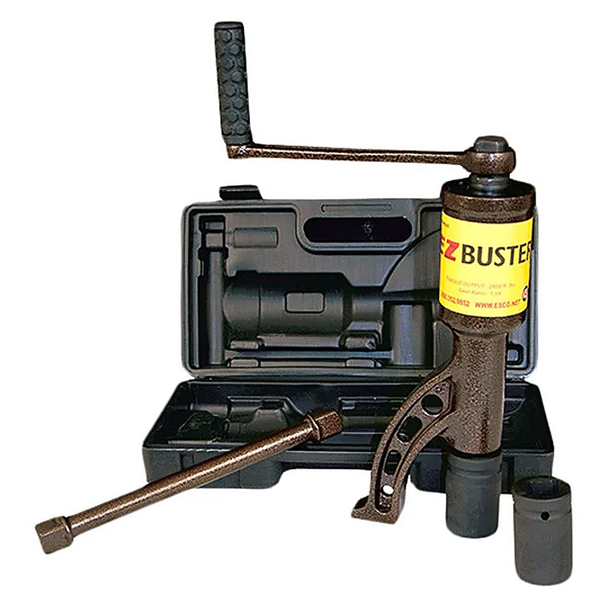 ESCO - 60305 - in EZBuster in Manual Nut Loosening Tool with Carrying Case