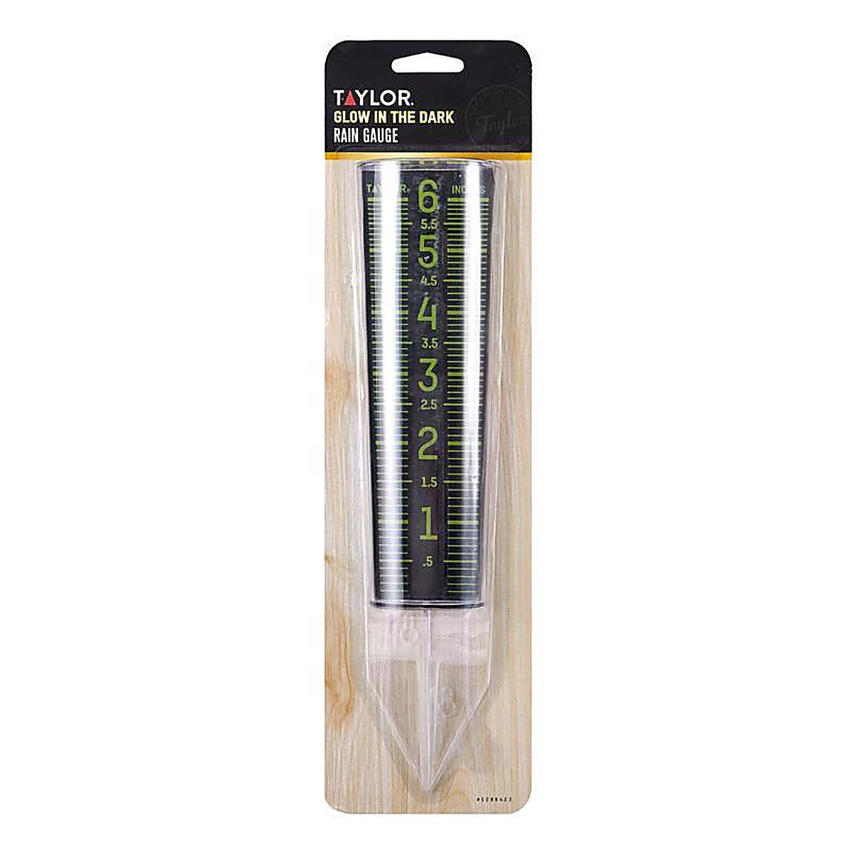 Taylor - 5288423 - ClearVu Glow in the Dark Rain Gauge/Sprinkler Ground 1.18 in. W X 2.76 in. L