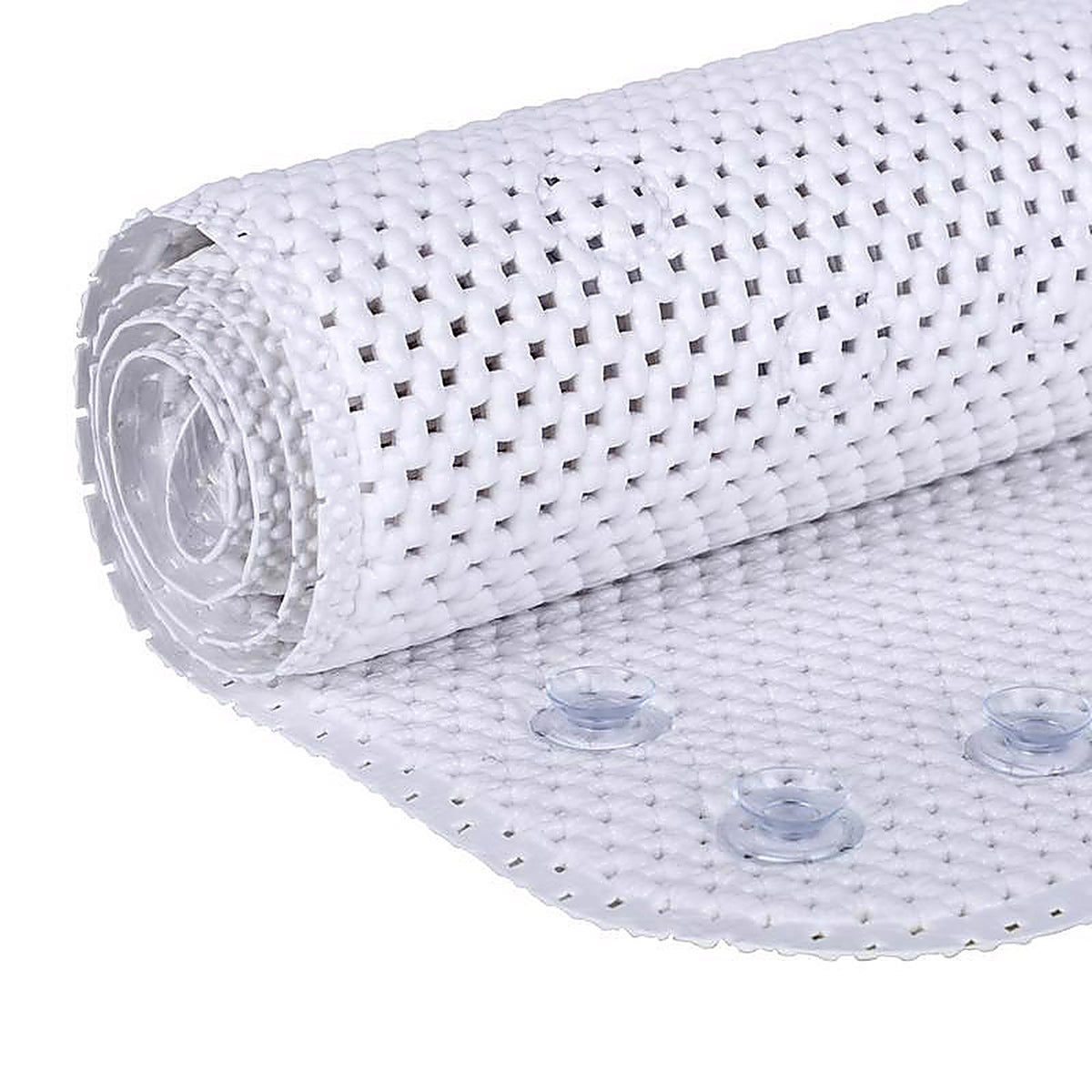 Duck - 393477 - Softex 17 in. L x 36 in. W White Polypropylene Bath Mat Latex Free