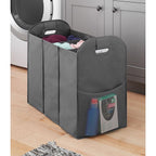 Whitmor - 6266-7702-SAGRY - Gray Fabric Collapsible Hamper 22 in