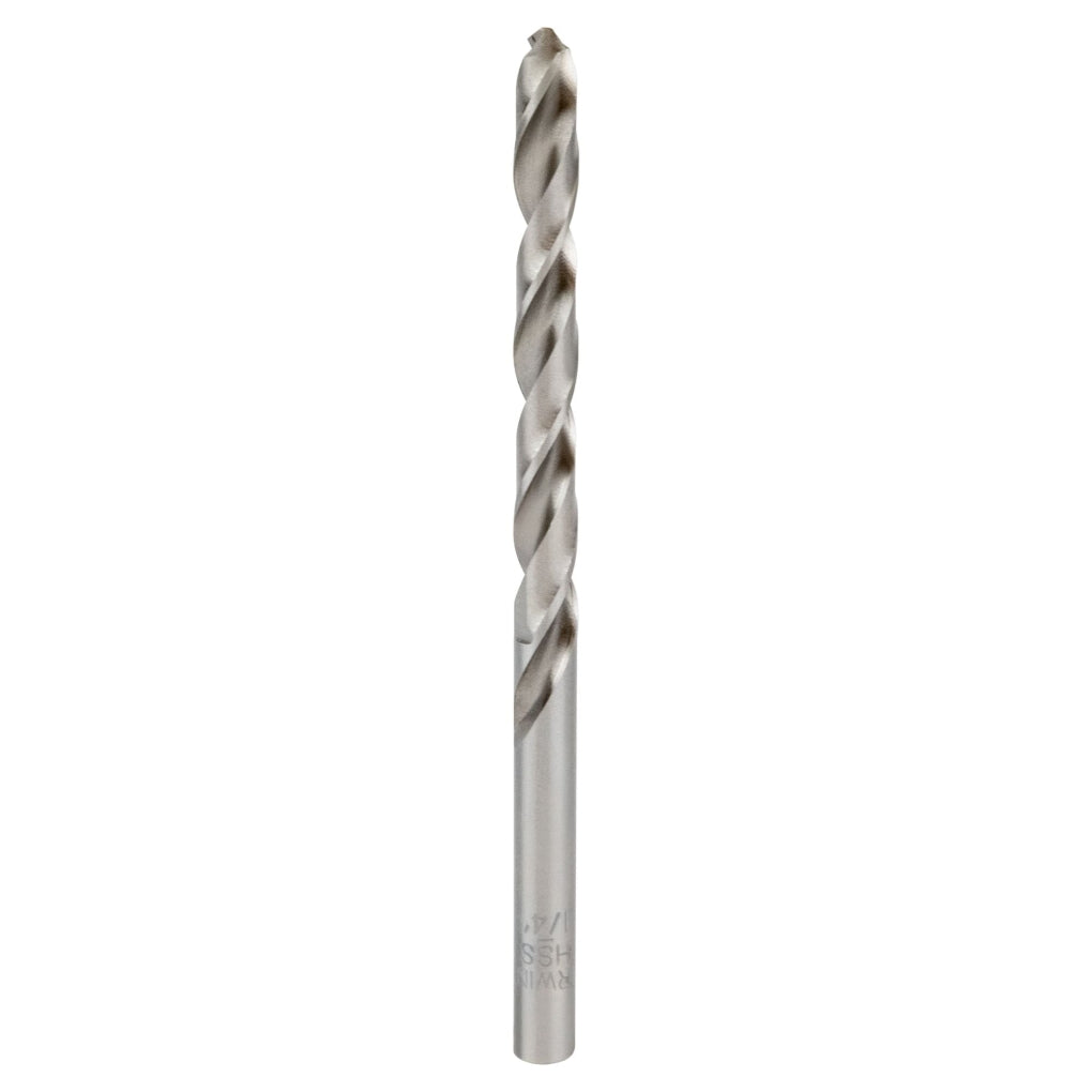 IRWIN - 60516 - 1/4 in General Purpose High Speed Steel Fractional Straight Shank Jobber Length Drill Bit
