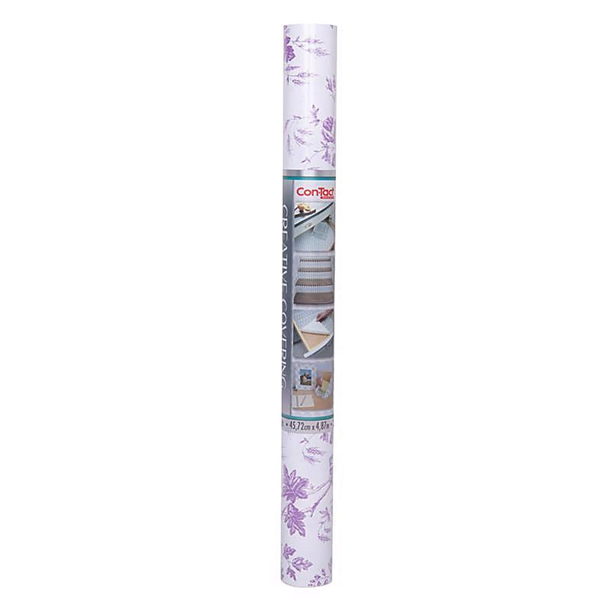 Con-Tact - 16F-C9AW92-06 - Creative Covering 16 ft. L X 18 in. W Toile Lavender Self-Adhesive Shelf Liner
