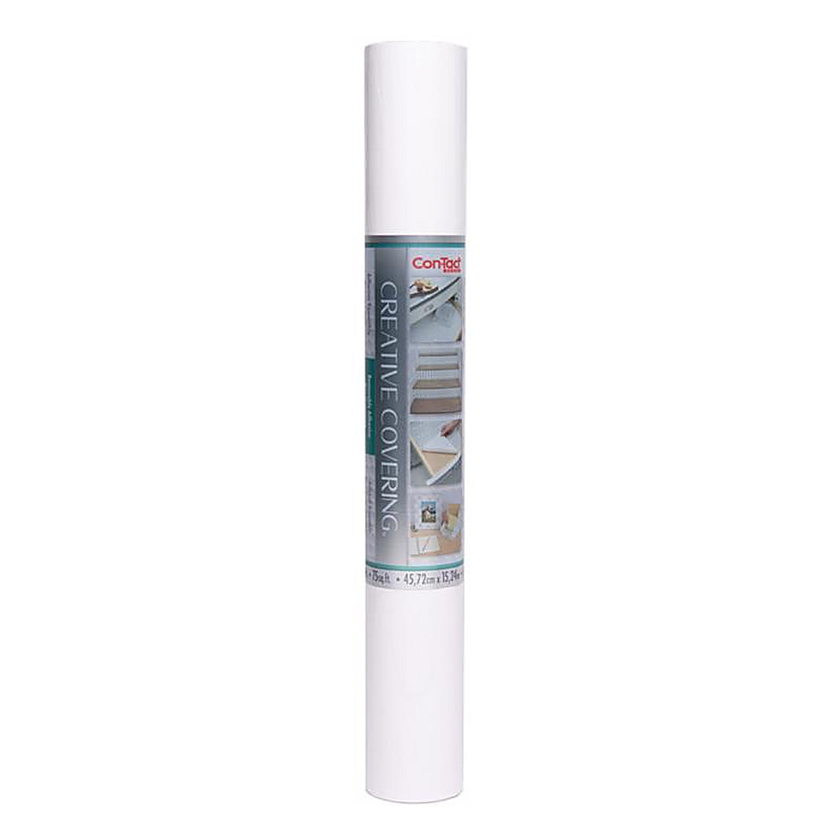 Con-Tact - 50F-C9A956-06 - Creative Covering 50 ft. L X 18 in. W White Self-Adhesive Shelf Liner