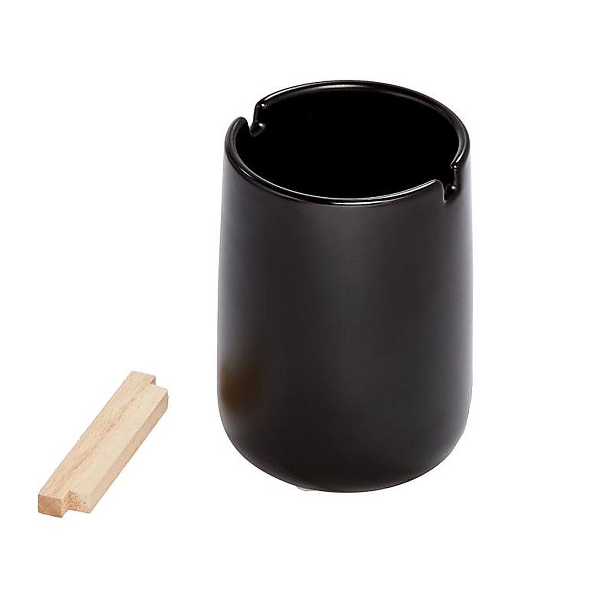InterDesign - 28267 - Eco Vanity Black Ceramic Toothbrush Holder