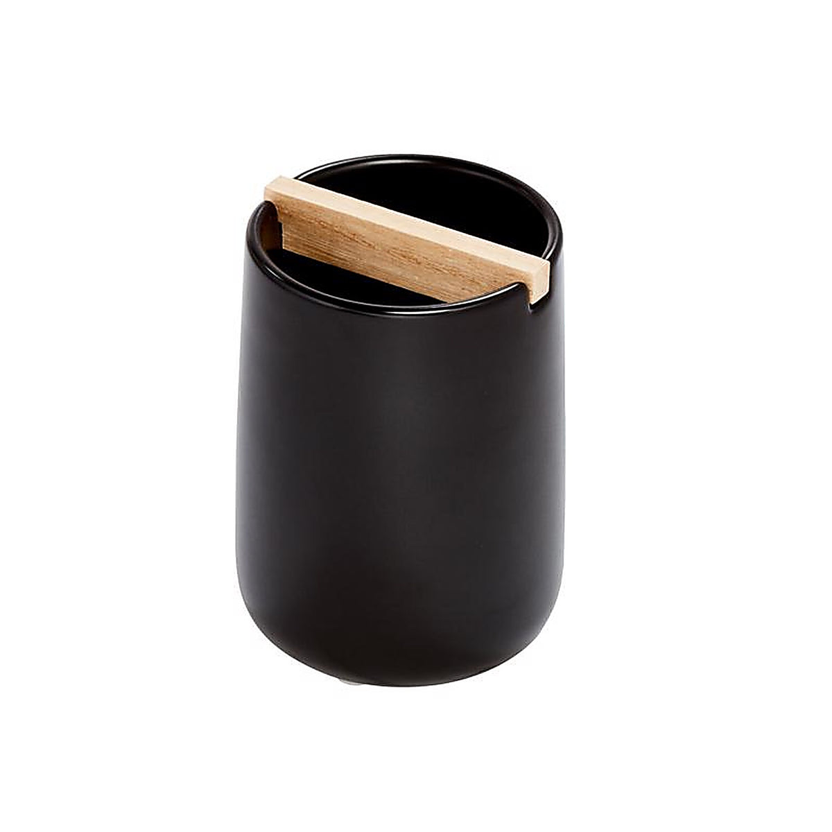 InterDesign - 28267 - Eco Vanity Black Ceramic Toothbrush Holder