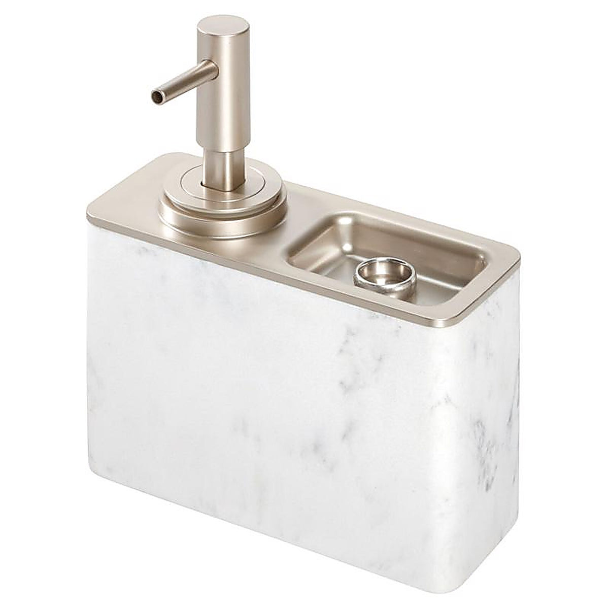 InterDesign - 28240 - Dakota White Plastic/Steel Soap Pump