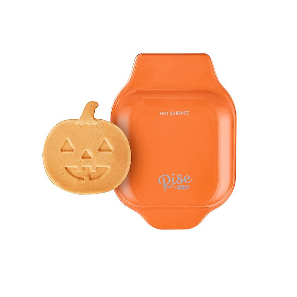 Rise by Dash - RMWP001GBOP06 - Jack-O-Lantern Orange Plastic Waffle Maker