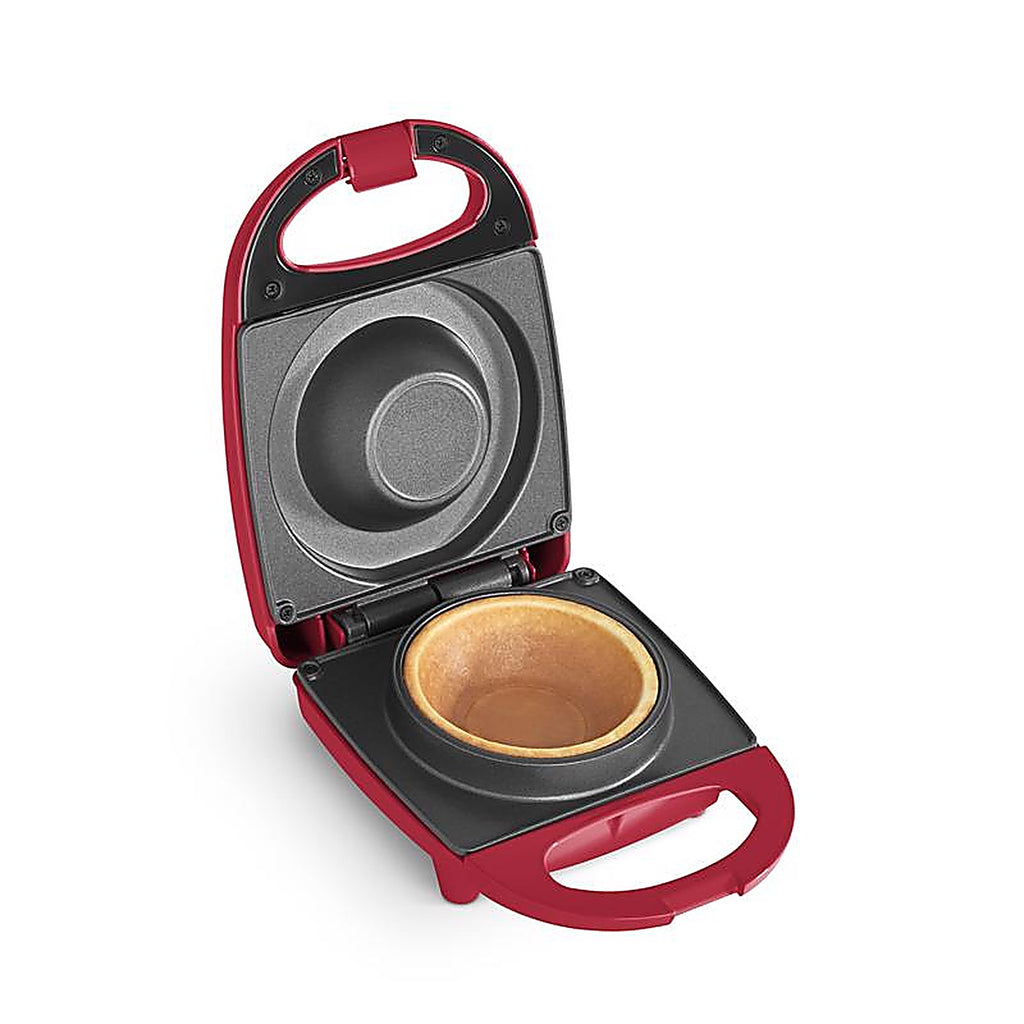 Rise by Dash - RWBM001GBRR08 - Red Plastic Waffle Bowl Maker