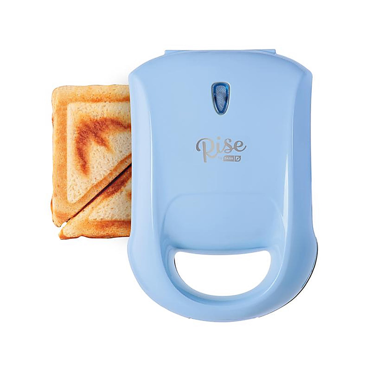 Rise by Dash - RPM100GBSK06 - 7.8 in. L X 6.2 in. W Metal Nonstick Surface Sky Blue Sandwich Grill