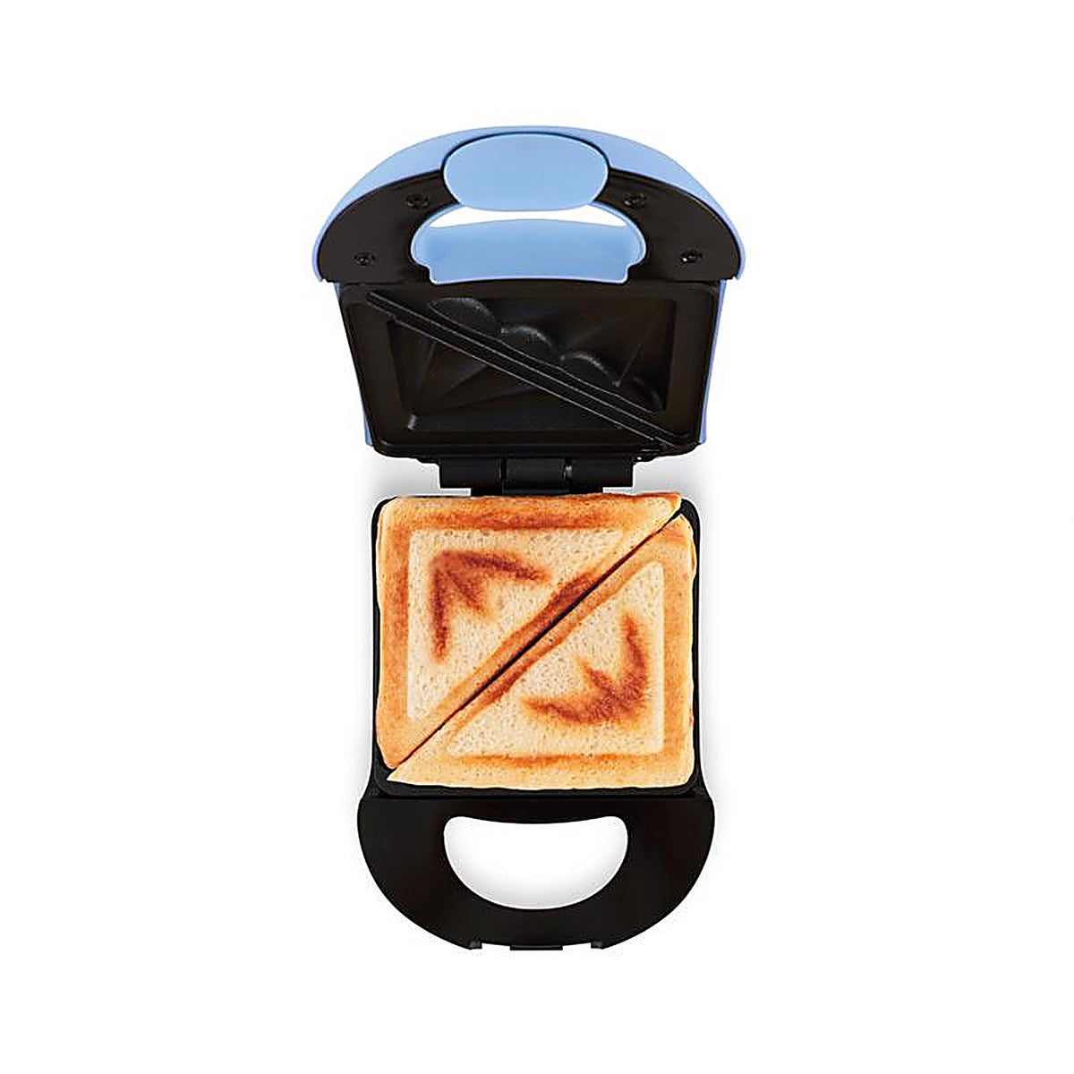 Rise by Dash - RPM100GBSK06 - 7.8 in. L X 6.2 in. W Metal Nonstick Surface Sky Blue Sandwich Grill