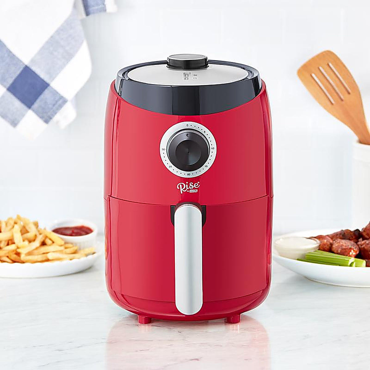 Rise by Dash - RCAF160GBRR02 - Red 2 qt. cap. Air Fryer