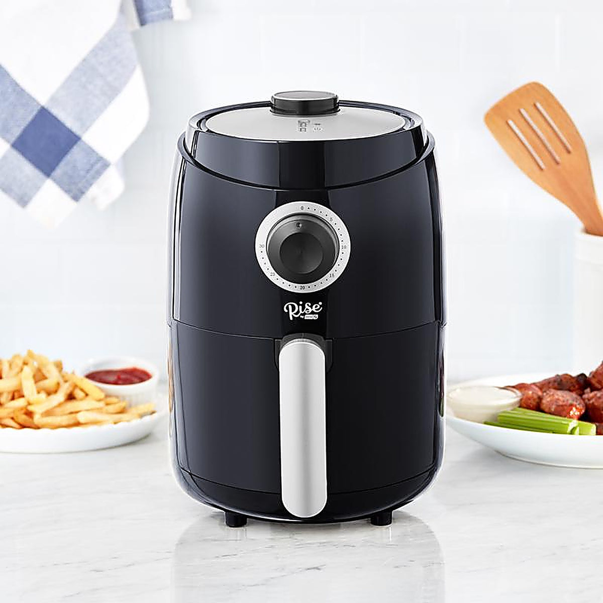 Rise by Dash - RCAF160GBBK02 - Black 2 qt Air Fryer