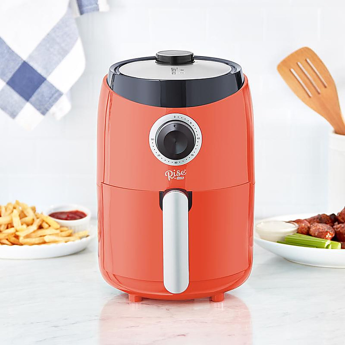 Rise by Dash - RCAF160GBOR02 - Orange 2 qt Air Fryer