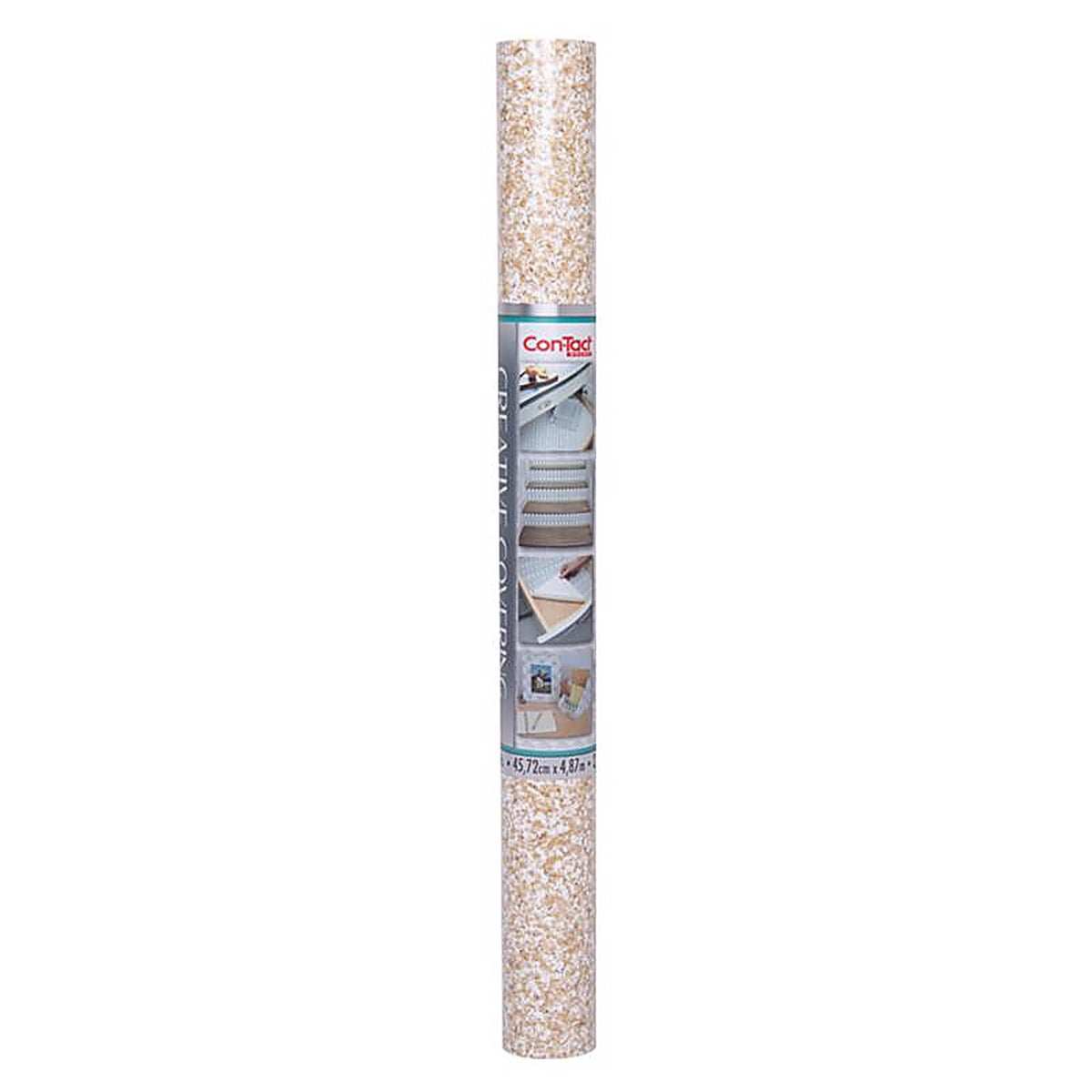 Con-Tact - 16F-C9AJ72-06 - 16 ft. L X 18 in. W Beige Granite Self-Adhesive Shelf Liner