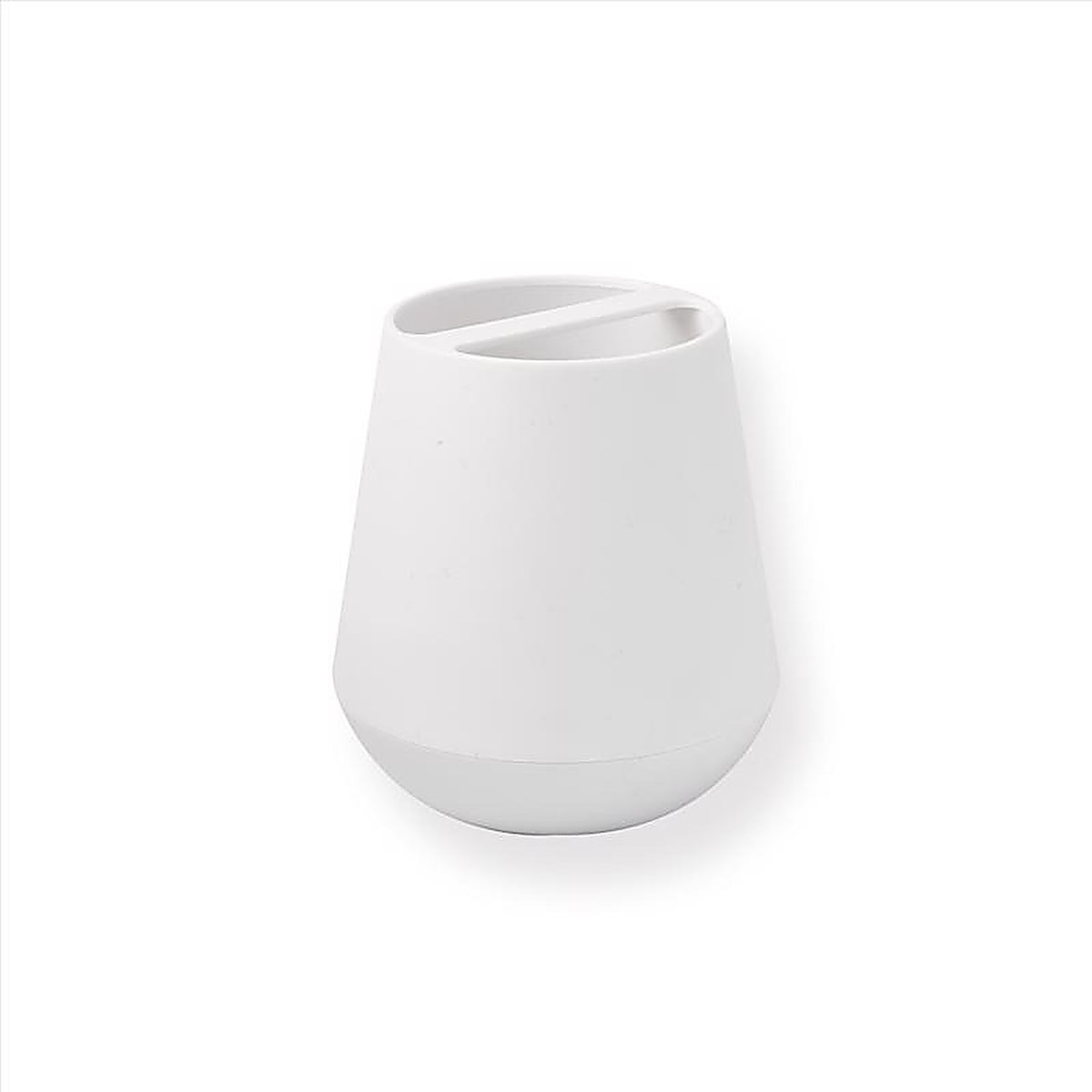 Sttelli - BEA-TBH-WHI - Belize White Plastic Toothbrush Holder