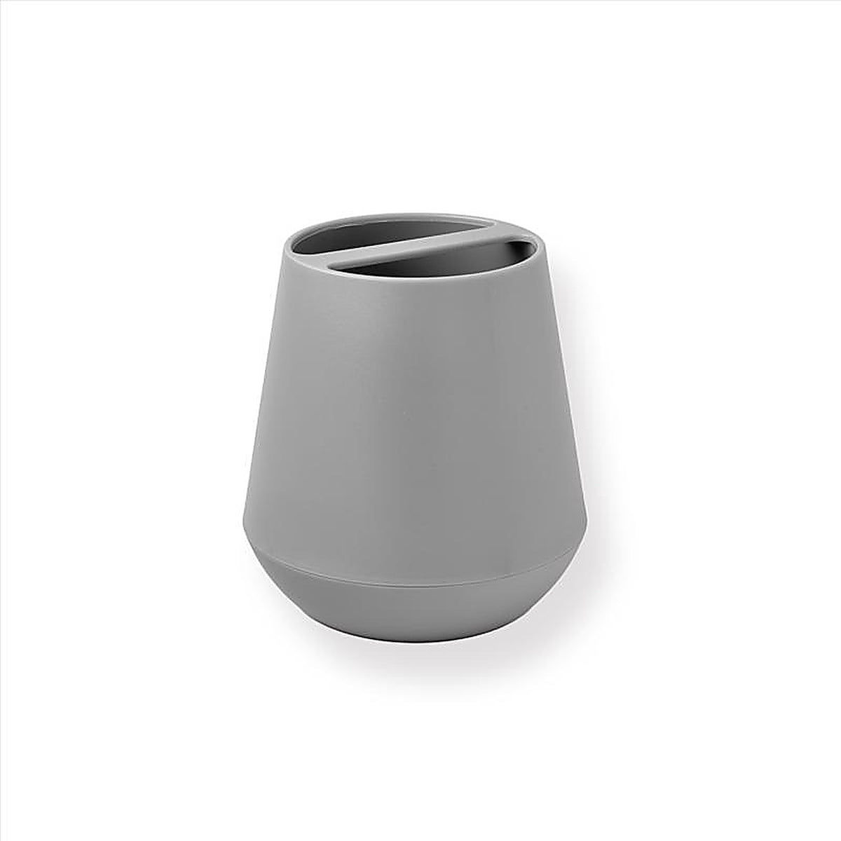 Sttelli - BEA-TBH-GRA - Belize Gray Plastic Toothbrush Holder
