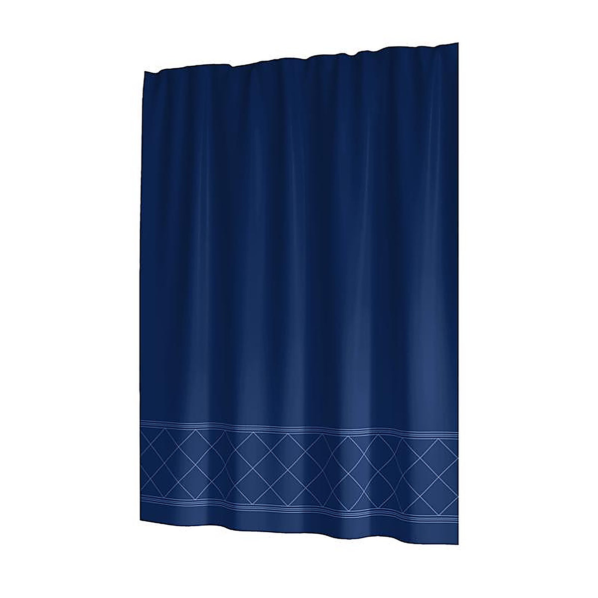 Sttelli - RAS-115-NAV - Radiance 72 in. H X 72 in. W Navy Shower Curtain Polyester