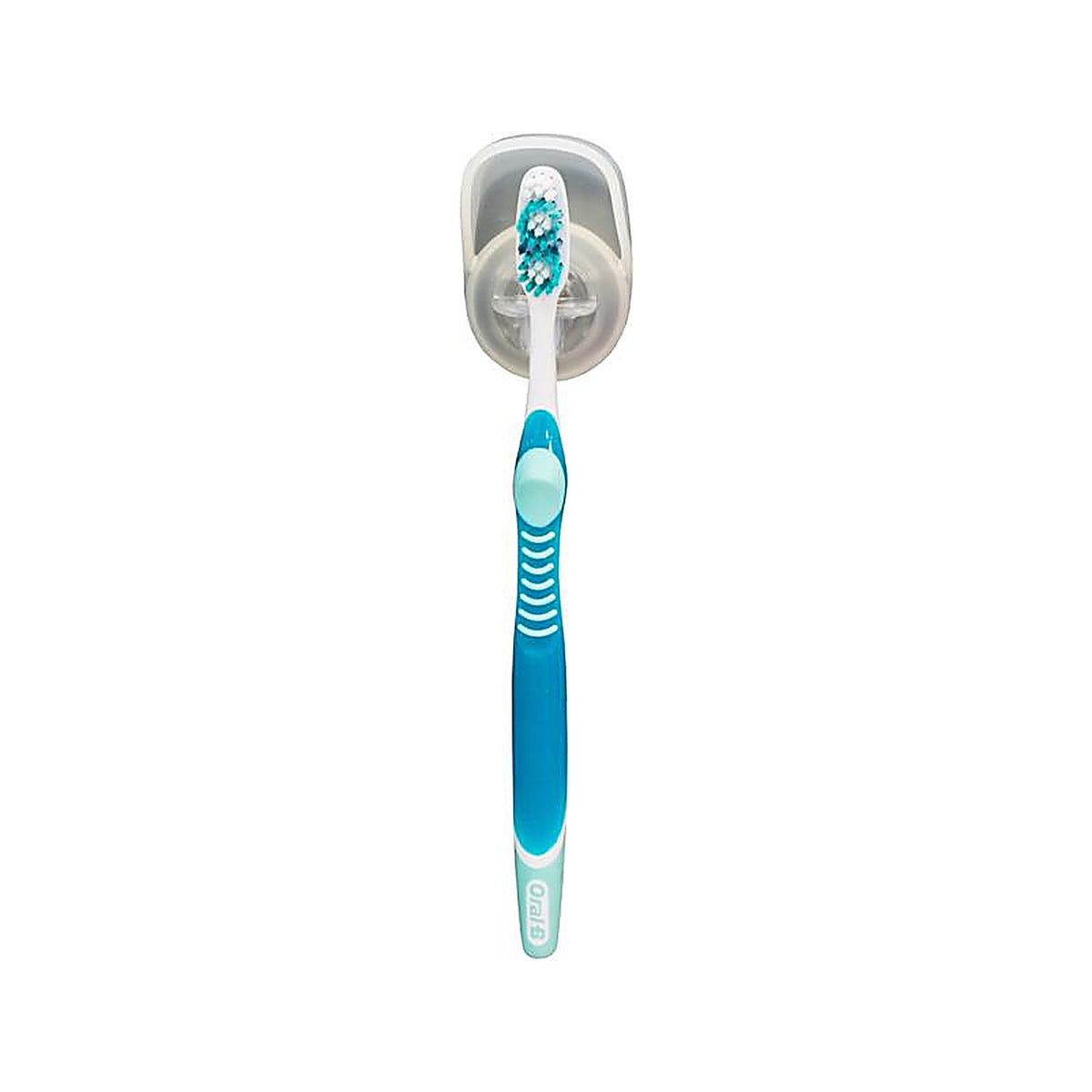 Sttelli - SUO-TBH-WH - White Plastic Suction Toothbrush Holder
