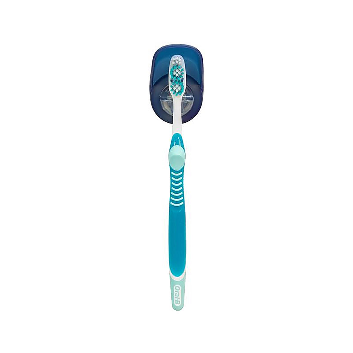 Sttelli - SUO-TBH-NAV - Navy Plastic Suction Toothbrush Holder