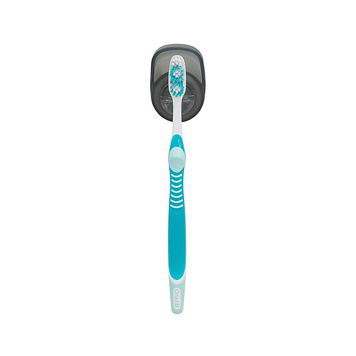 Sttelli - SUO-TBH-GRA - Gray Plastic Suction Toothbrush Holder