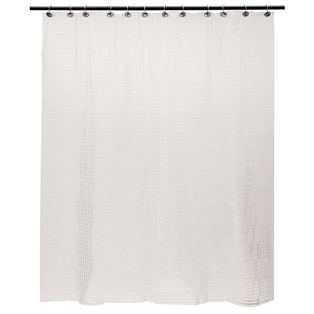 Kenney - KN61151 - 72 in. H X 70 in. W Clear Embossed Shower Curtain Liner PEVA