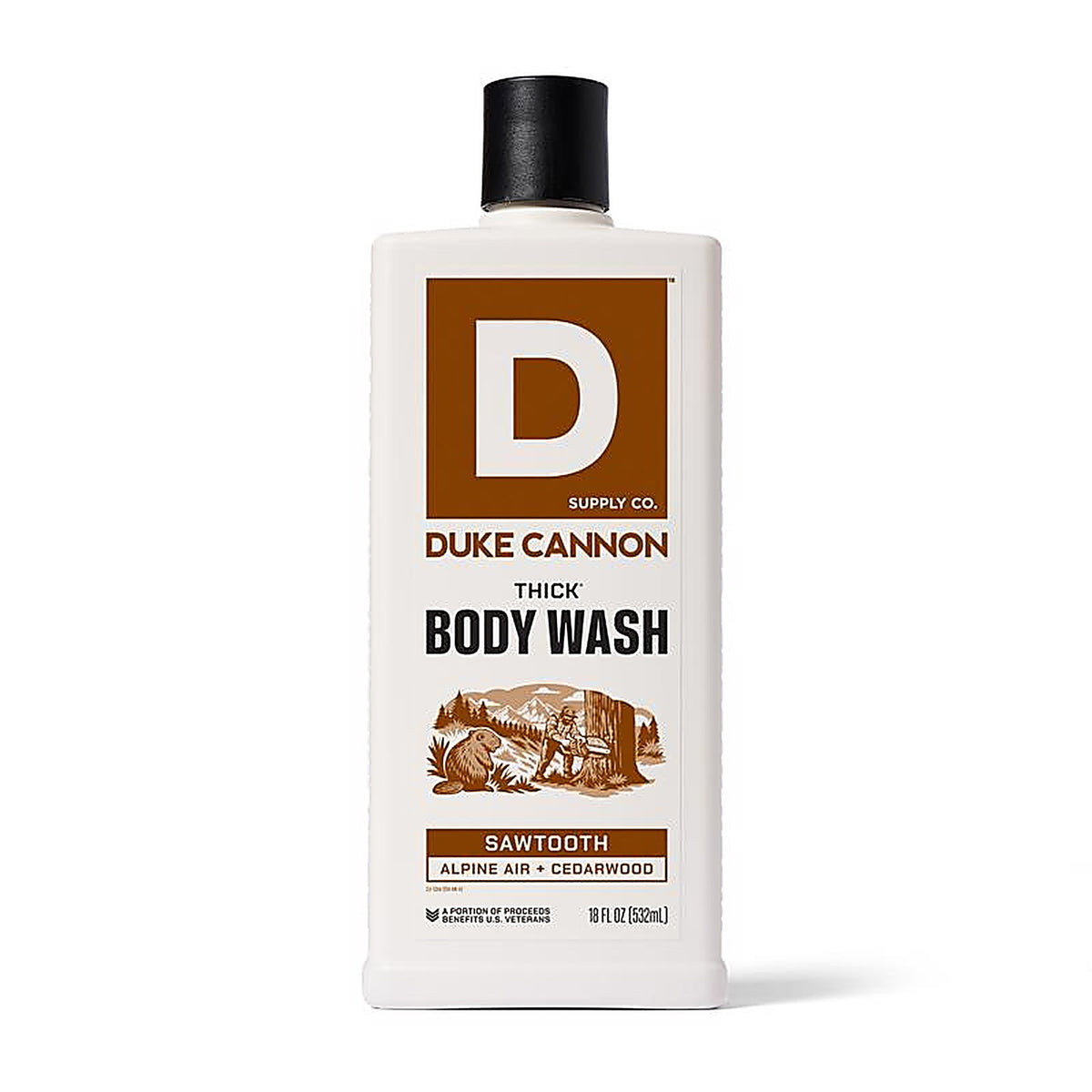 Duke Cannon - 1000119 - THICK Body Wash Organic Sawtooth Scent Body Wash 17.5 oz 1 pk