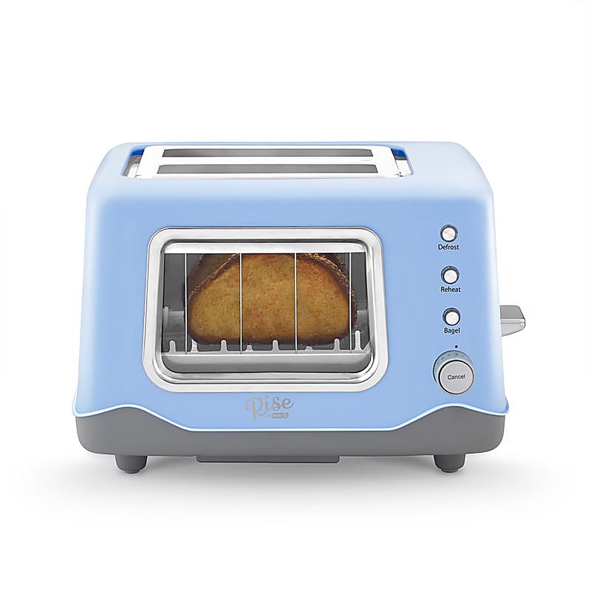 Rise by Dash - RCVT200GBSK02 - Metal Blue 2 slot Toaster 7.9 in. H X 12.2 in. W X 9.5 in. D