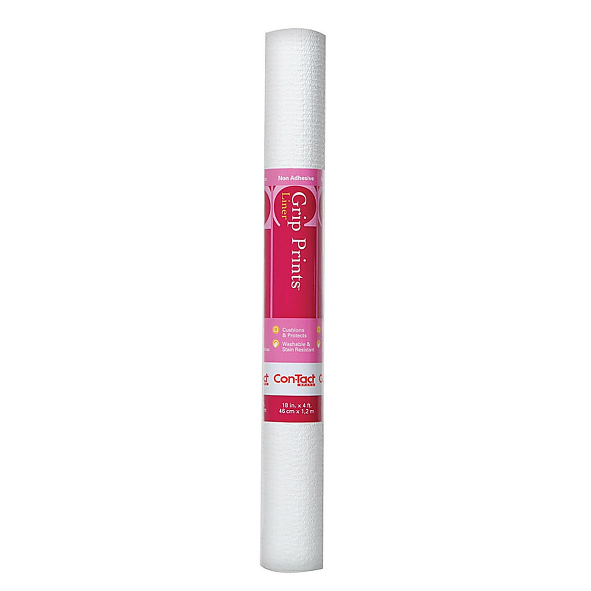 Con-Tact - 04F-C7H52-06 - Grip Prints 4 ft. L x 18 in. W White Non-Adhesive Shelf Liner