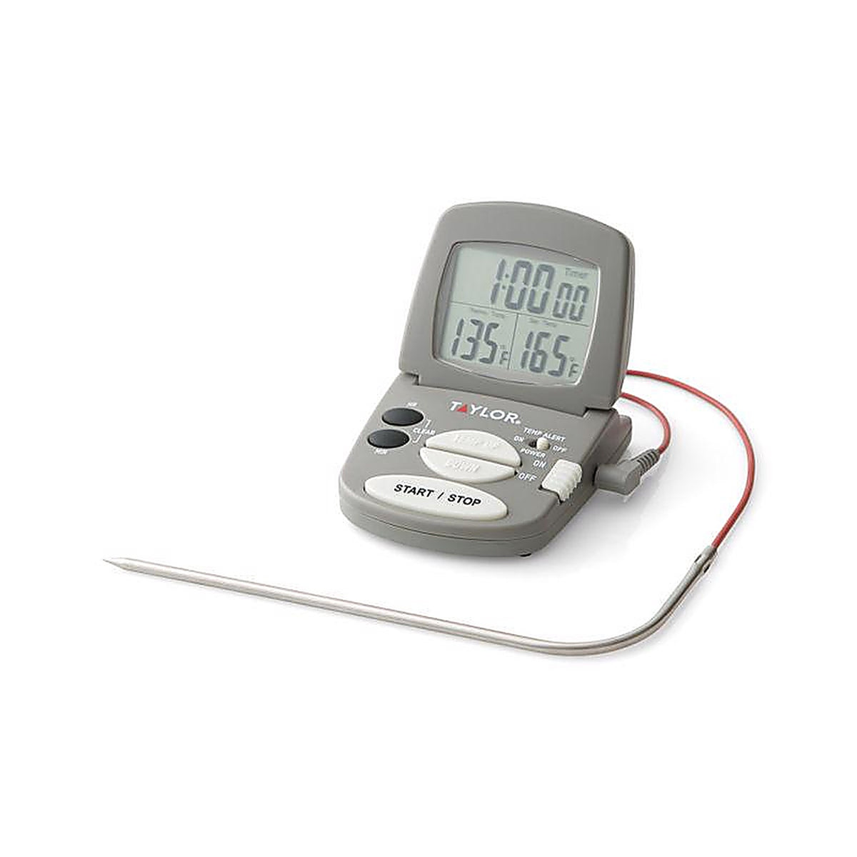Taylor - 1470N - Instant Read Digital Probe Thermometer w/ Alarm & Timer
