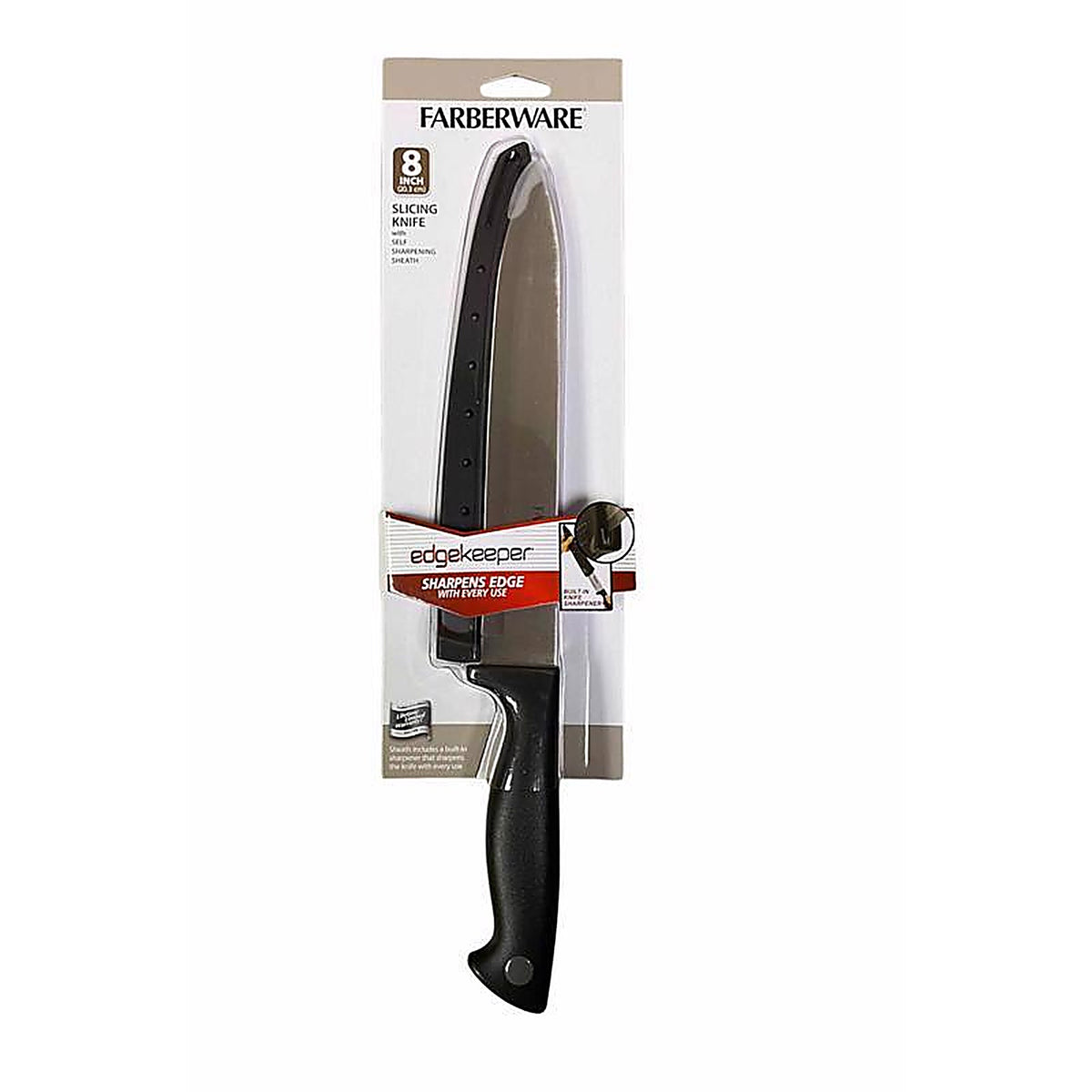 Farberware - 5301747 - Edgekeeper 8 in. L Stainless Steel Slicer Knife 2 pc