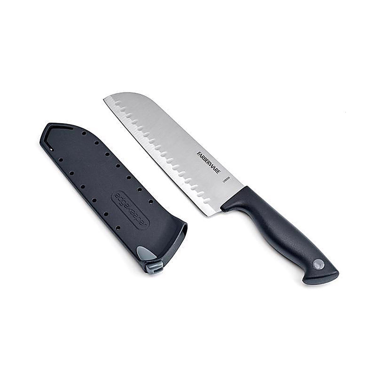 Farberware - 5301748 - Edgekeeper 7 in. L Stainless Steel Santoku Knife 2 pc