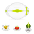 Dreamfarm - DFSA6735 - Clear/Green Silicone/Polypropylene Savel