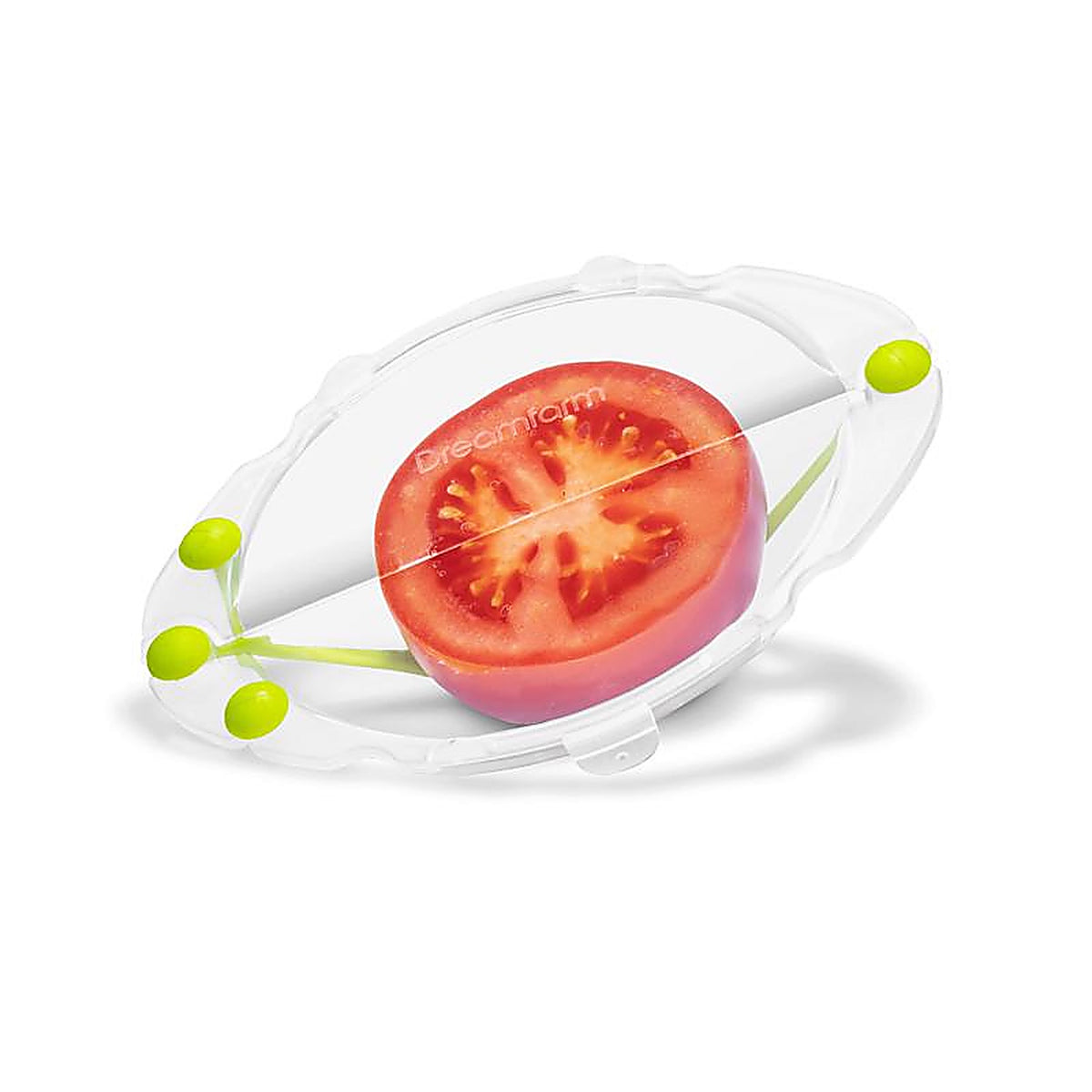 Dreamfarm - DFSA6735 - Clear/Green Silicone/Polypropylene Savel