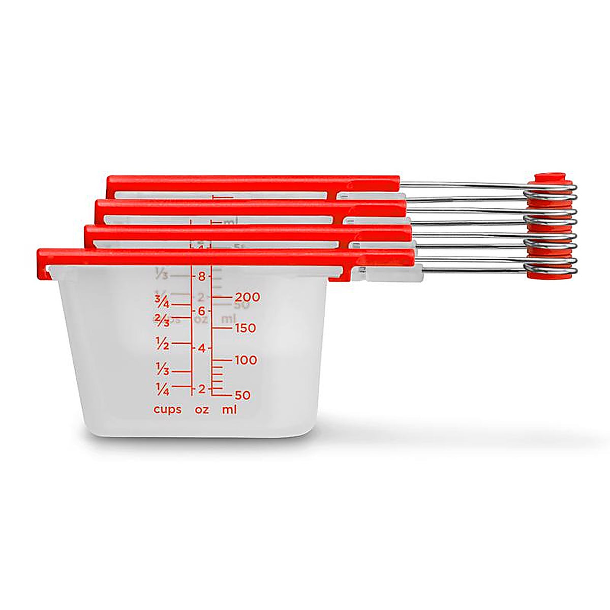 Dreamfarm - DFLV2430 - Polypropylene Clear/Red Measuring Cup