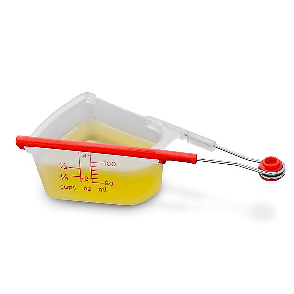 Dreamfarm - DFLV2430 - Polypropylene Clear/Red Measuring Cup
