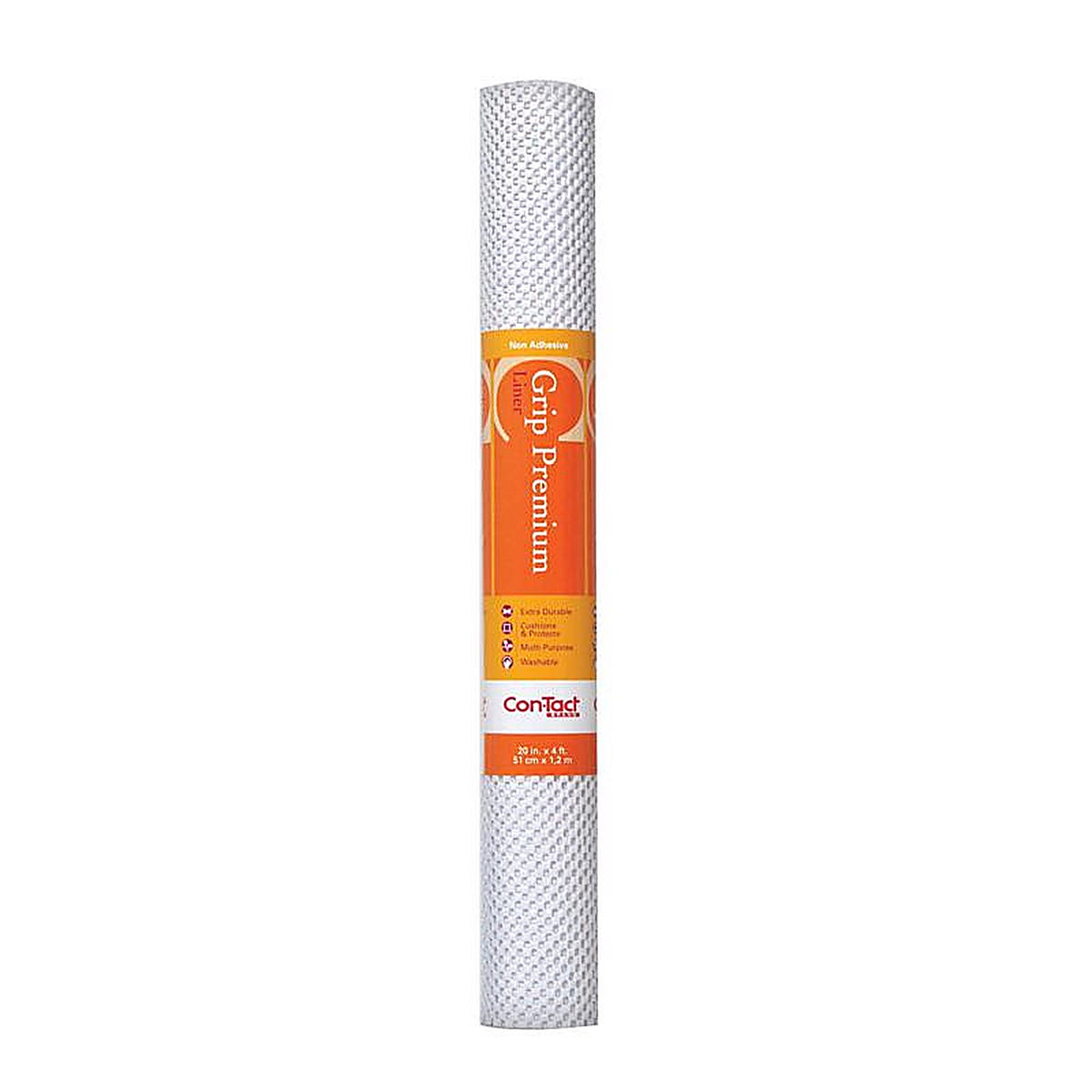 Con-Tact - 04F-C6O52-06 - Grip Premium 4 ft. L x 20 in. W White Non-Adhesive Shelf Liner
