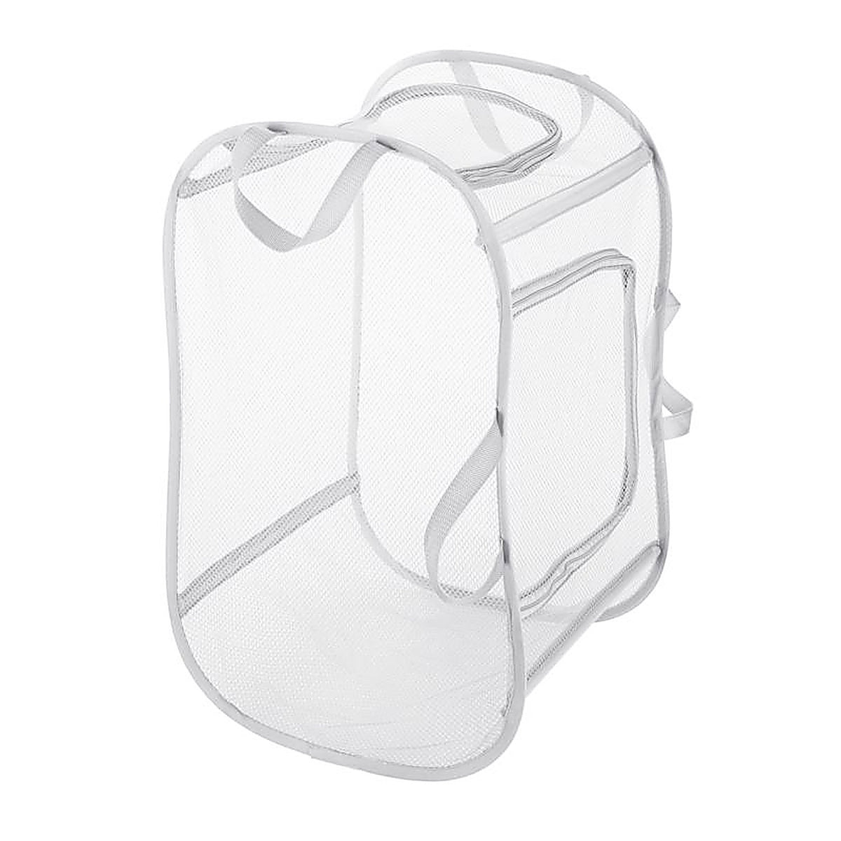 Whitmor - 5588-7485-GG - White Fabric Collapsible Hamper
