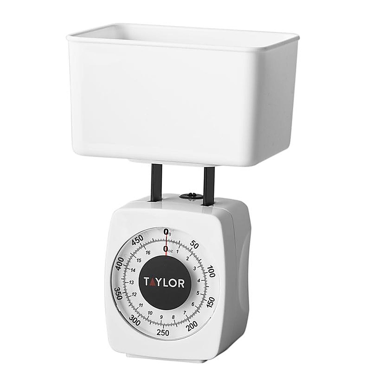 Taylor - 37204014T - White Analog Food Scale 1 lb.