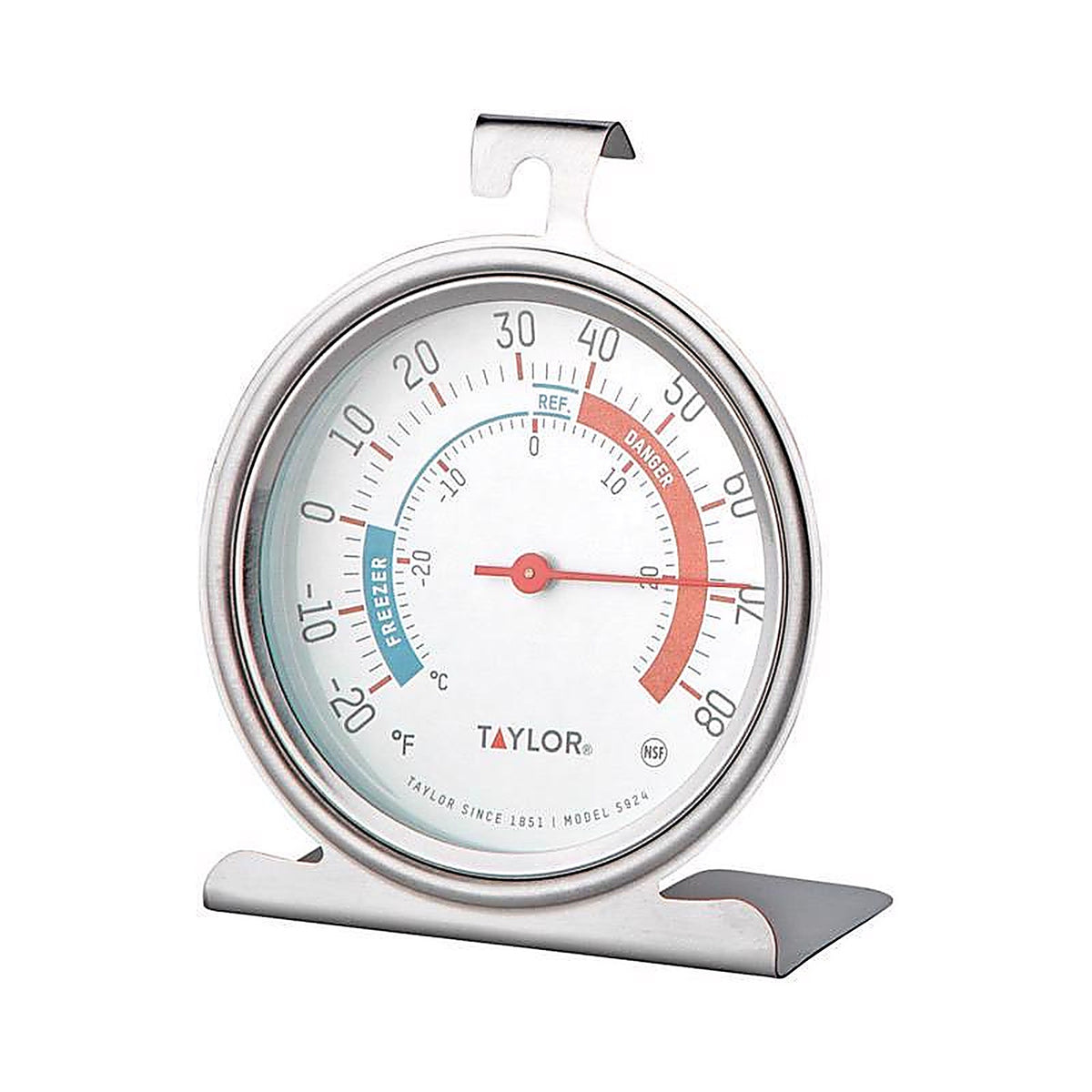 Taylor - 5924 - Instant Read Analog Freezer/Refrigerator Thermometer