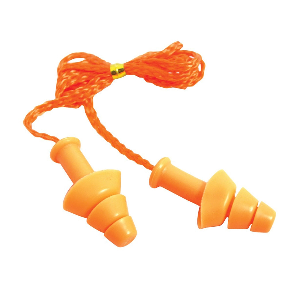 SAS - 6109-B - Corded Silicone Ear Plugs (100/Pair)