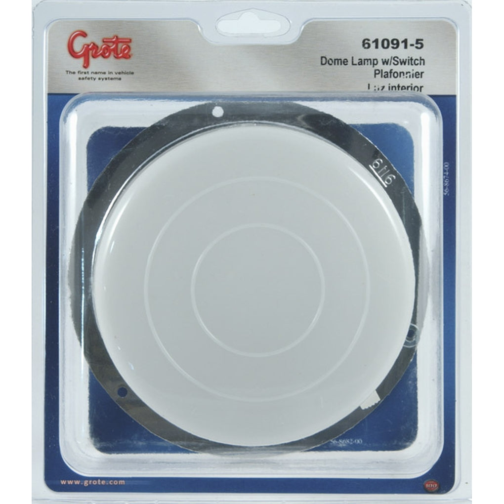 Grote - 61091-5 - Round Dome Lamp with Switch