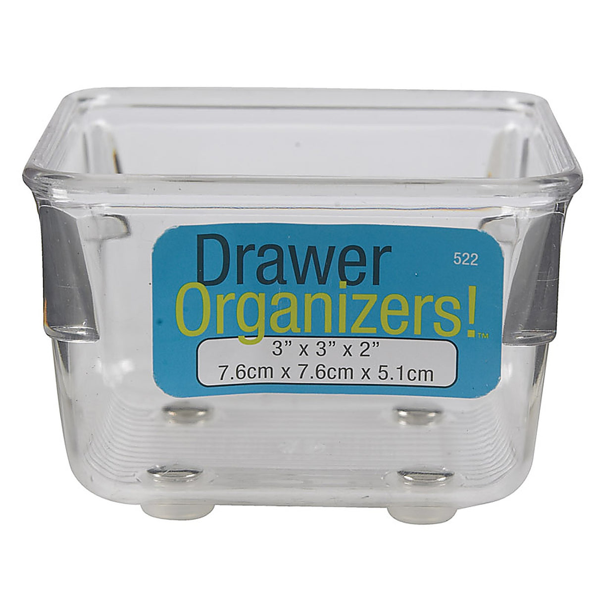 InterDesign - 52230 - Linus 3 in. H x 3 in. W x 2 in. D Plastic Drawer Organizer
