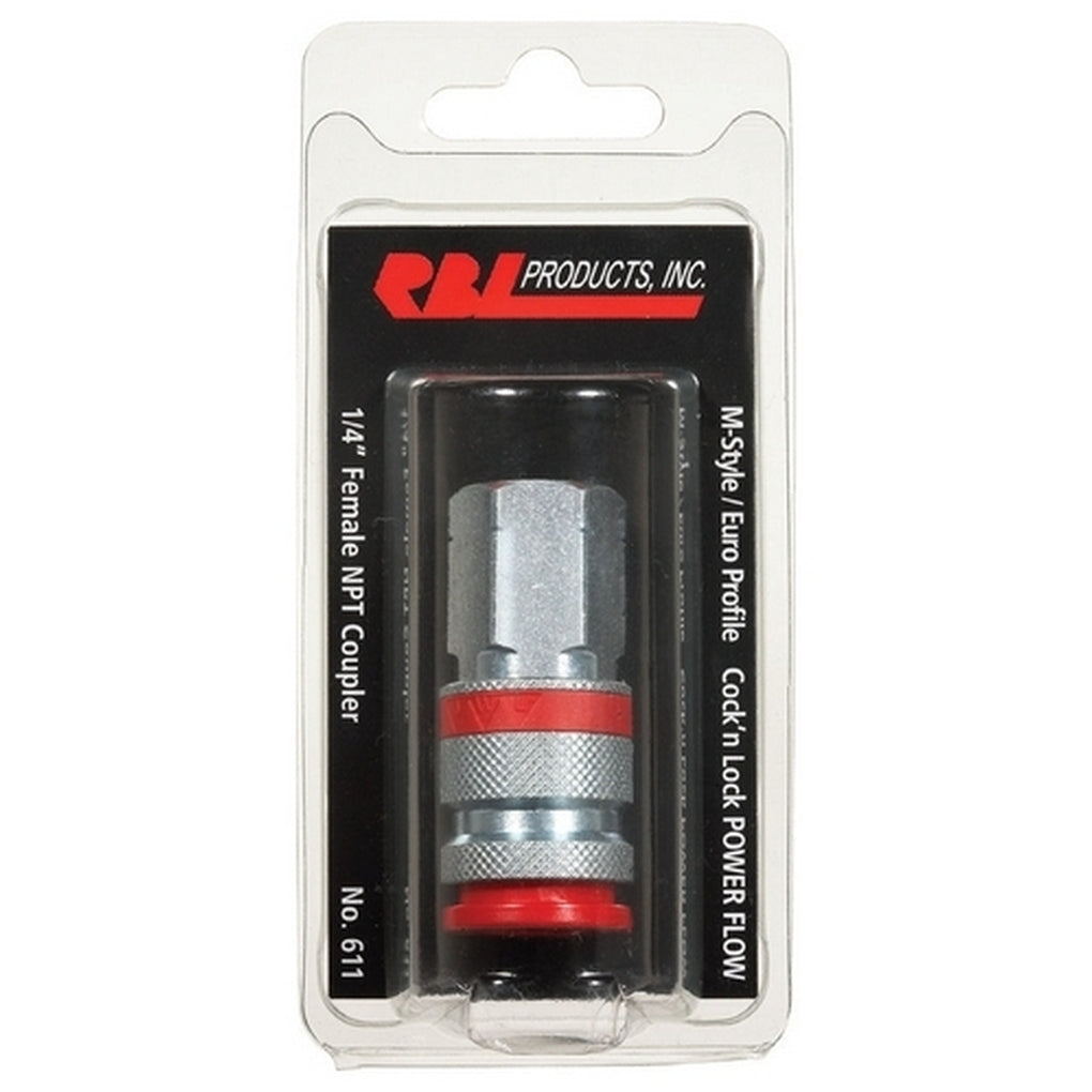 RBL Products - 611 - 1/4 in Coupler, Female NPT