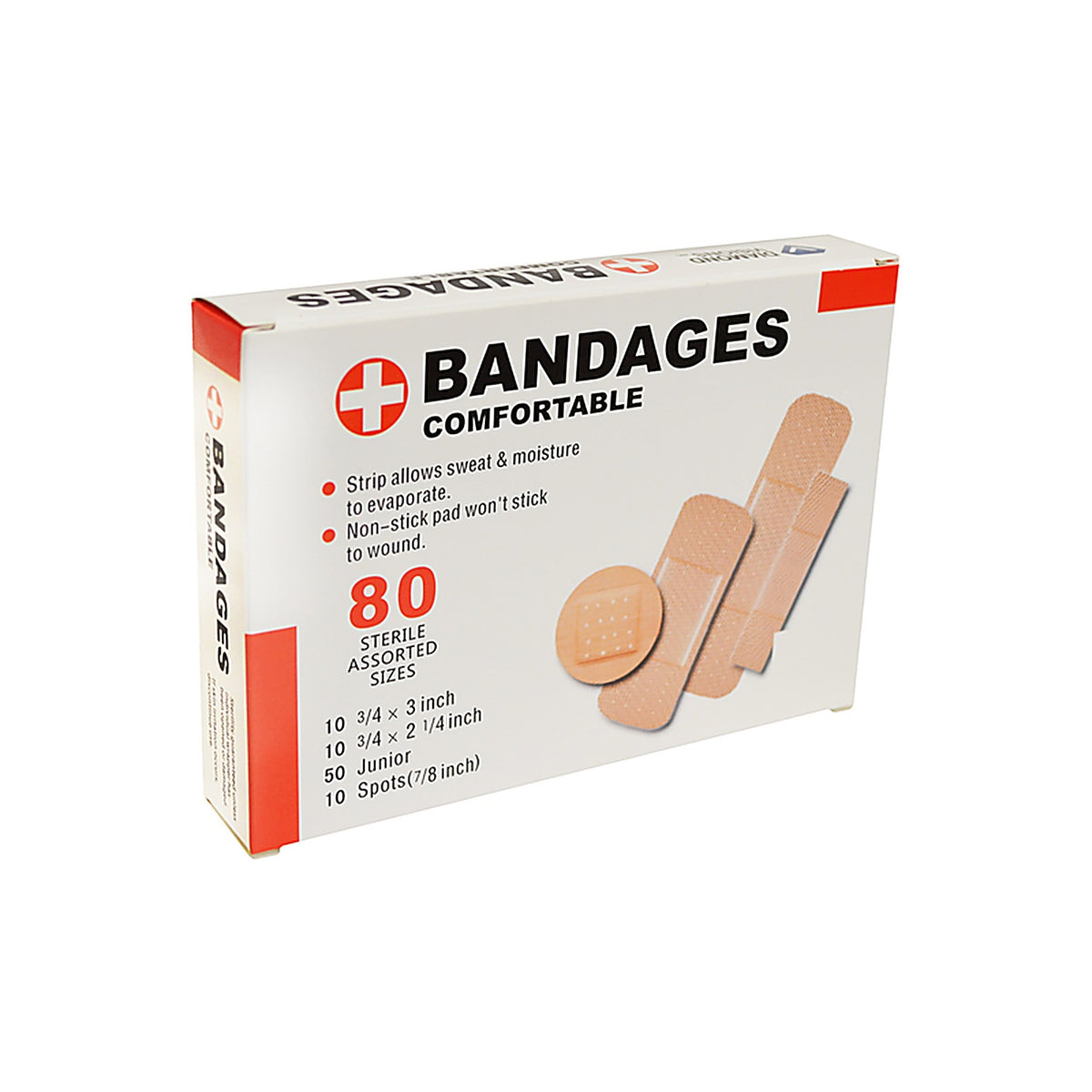 Diamond Visons Comfortable Bandage 80 pk - 06-2411 -