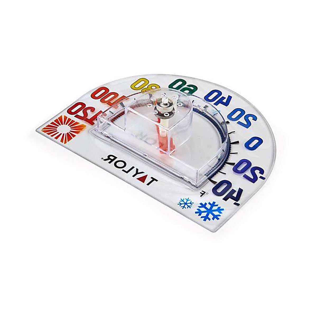 Taylor - 5323 - Window Cling Dial Thermometer Plastic Clear