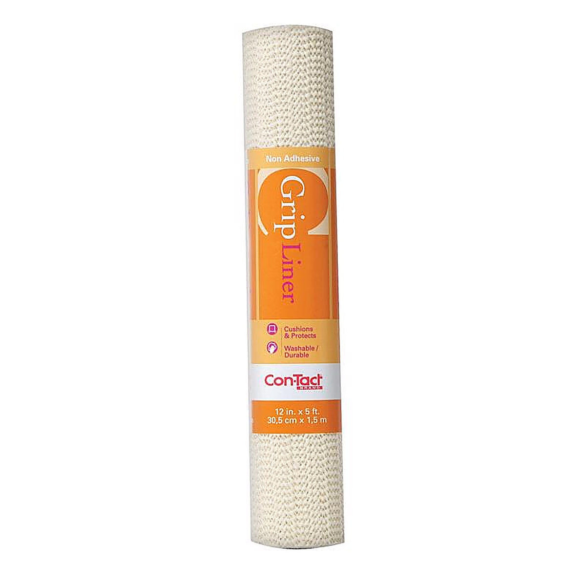 Con-Tact - 05F-C6B54-06 - Grip 5 ft. L x 12 in. W Almond Non-Adhesive Shelf Liner