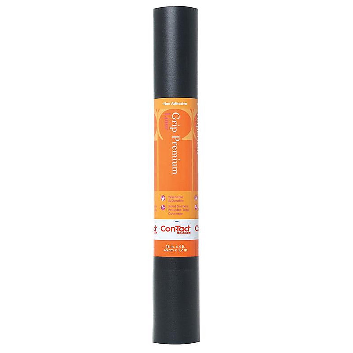 Con-Tact - 04F-C6U51-06 - Grip Premium 4 ft. L X 18 in. W Black Non-Adhesive Shelf Liner